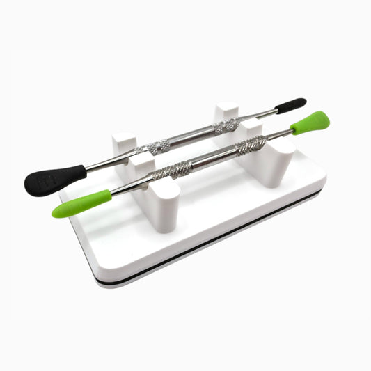 Double tool stand that keeps 2 tools upright and organized, by Dabdock