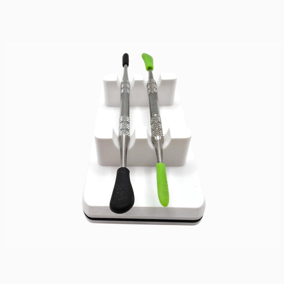 Double tool stand that keeps 2 tools upright and organized, by Dabdock