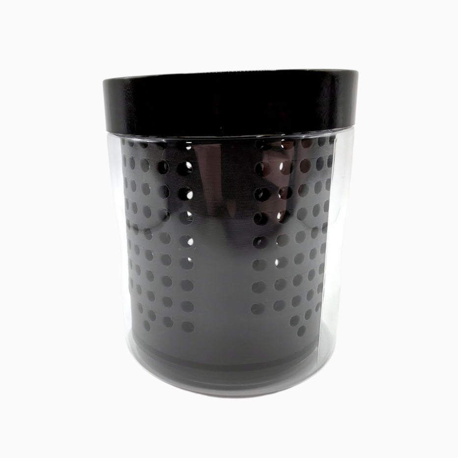 Iso Soak Jar, a 16oz sealed container with a 3D-printed basket insert, by Dabdock